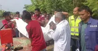 কুষ্টিয়ায় বাসচাপায় নারী নিহত, আহত ২
